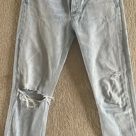 Agolde Riley straight leg jeans Shatter 25 - Picture 6 of 8